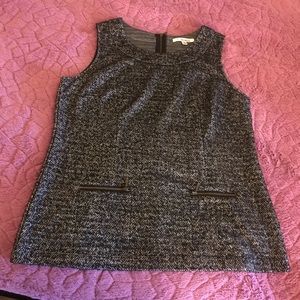 Cabi Black and gray Sleeveless Top.